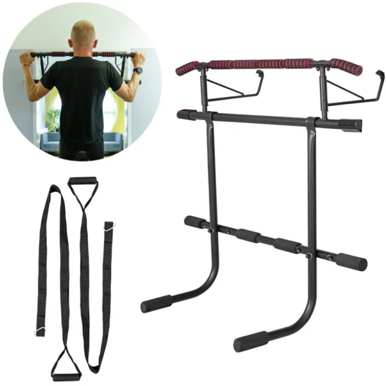 Barre de traction porte pour entraînement de musculation à la maison