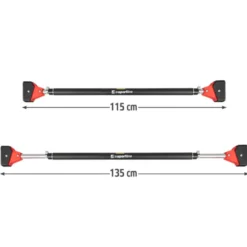 Barre de traction réglable -fixation sur porte pour entraînement à la maison ou homegym