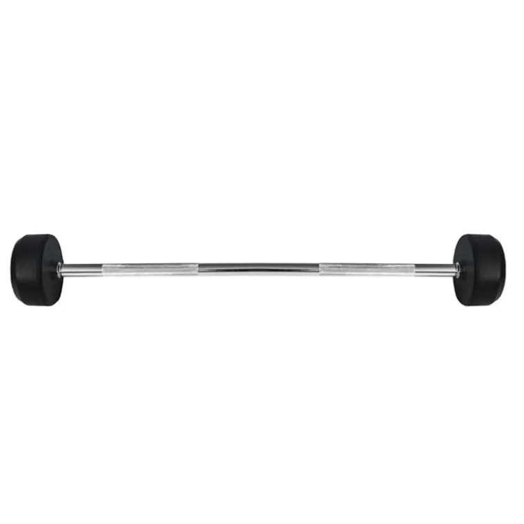 Barre d'haltère droite 50 kg préchargée pour salles professionnelles