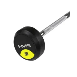 Barre d'haltère droite préchargée monobloc 30 kg