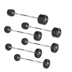 Barre d'haltère droite ultra-résistante ATX - 2 design au choix - 10 à 50 kg