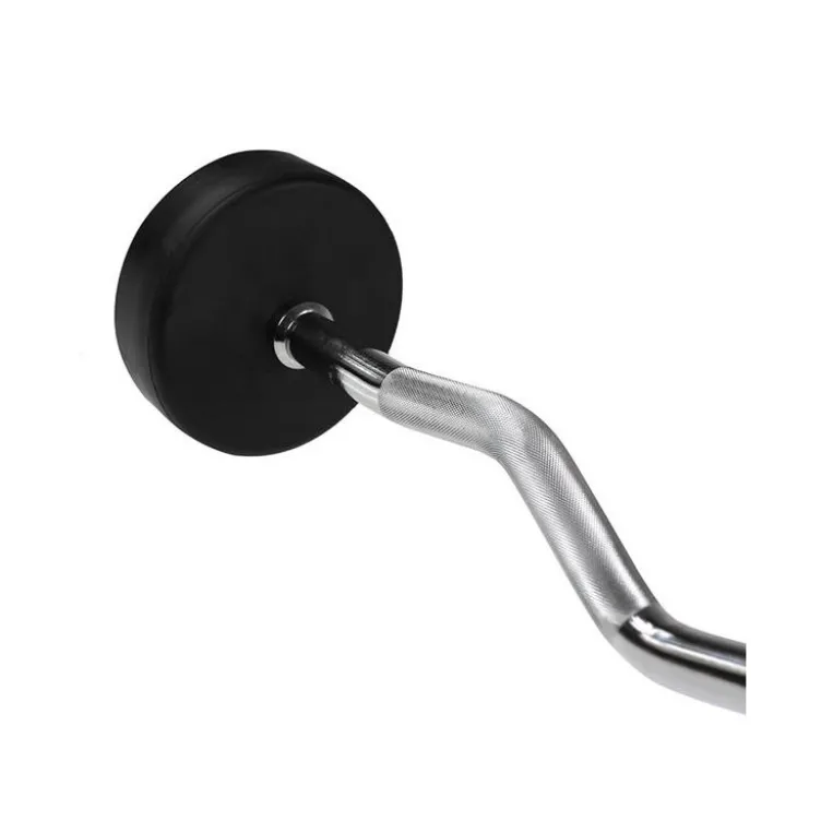 Barre d'haltère EZ 50 kg préchargée pour salles professionnelles