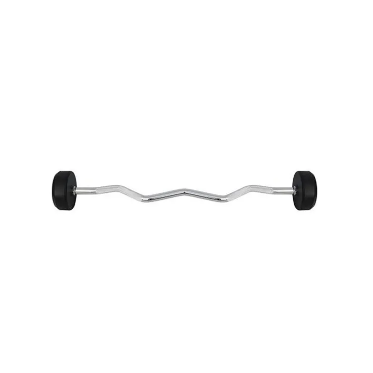 Barre d'haltère EZ préchargée monobloc 30 kg