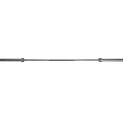 Barre d'haltères olympiques premium en acier chromé - 20 kg / 50 mm de diamètre
