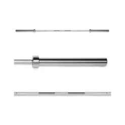 Barre droite de musculation 220 cm pour disques de poids olympiques