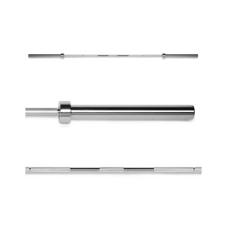 Barre droite de musculation 220 cm pour disques de poids olympiques