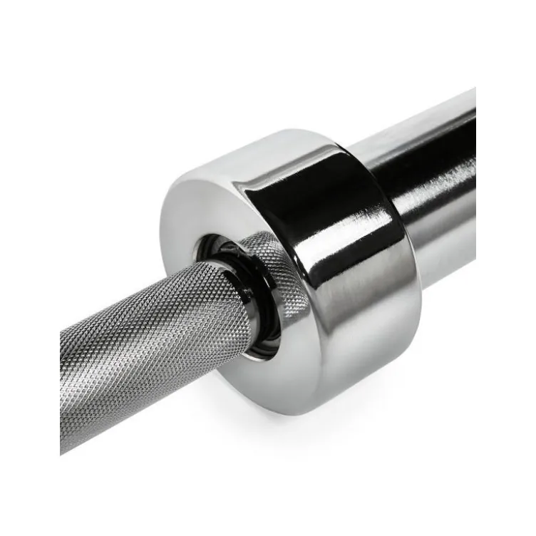 Barre droite de musculation 220 cm pour disques de poids olympiques