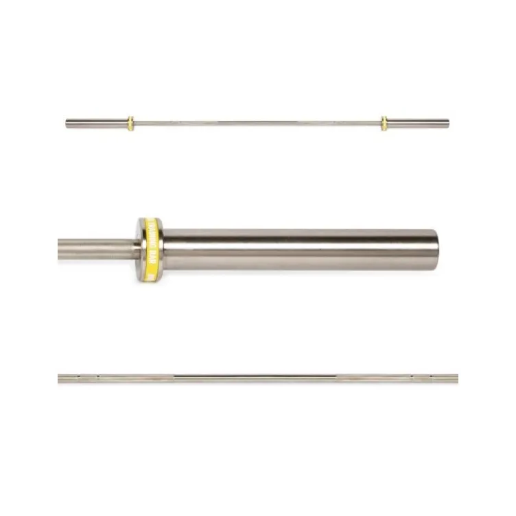 Barre droite de musculation olympique 200 cm charge maximale 400 kg