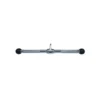 Barre droite de tirage avec surface antidérapante pour musculation des triceps/biceps