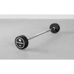 Barre droite d'haltère monobloc préchargée 10 kg à 50 kg Kingsbox pour professionnels et particuliers