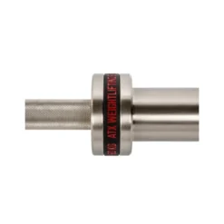 Barre droite olympique avec logo ATX rouge de 220 cm avec capacité de charge 500 kg