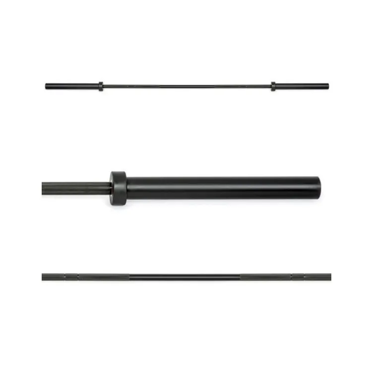 Barre droite olympique avec logo ATX Black Mamba de 220 cm capacité de charge de 700 kg