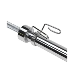 Barre droite olympique diamètre de chargement 50 mm - ambidextre et verrous à ressort