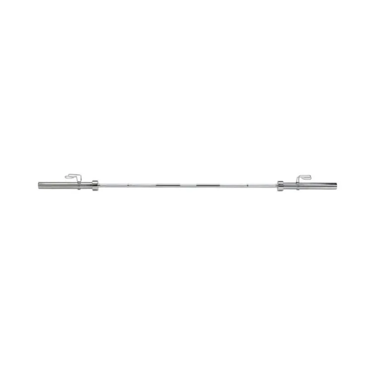 Barre droite olympique diamètre de chargement 50 mm - ambidextre et verrous à ressort