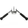 Barre en V à triceps 44 cm revêtement caoutchouc pour training biceps et triceps