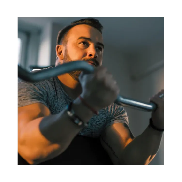 Barre EZ Force USA de 120 cm à capacité de charge extrême de 225 kg - Revêtement chromé