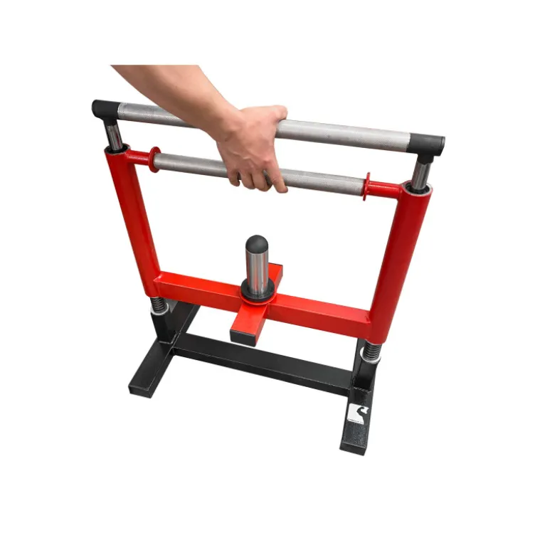 Barre Grip à résistance réglable avec disques de poids olympiques pour entraînement poignets et avant-bras