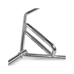 Barre Hexagonale de musculation chromée pour disques de 30 mm de diamètre