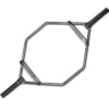 Barre hexagonale Trap bar professionnelle chromée - entraînements home-gym