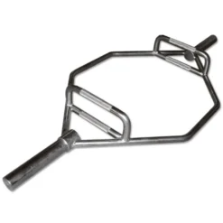 Barre hexagonale Trap bar professionnelle chromée - entraînements home-gym