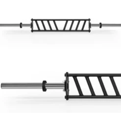 Barre multigrip angulaire ATX à capacité de charge 250 kg - Poignées Moletées pour une prise en main efficace et diamètre 50 mm