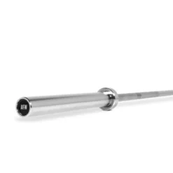 Barre olympique chromée 220 cm capacité de charge 136 kg pour home gym
