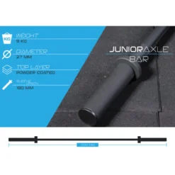 Barre olympique de musculation 170 cm pour débutants