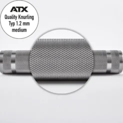 Barre olympique de weightlifting ATX de 220 cm avec capacité de charge 900 kg