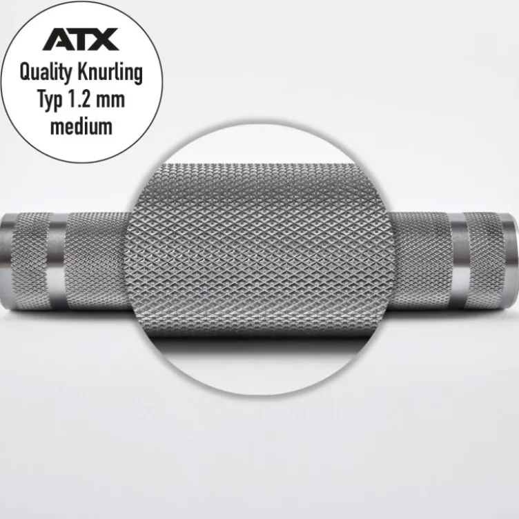 Barre olympique de weightlifting ATX de 220 cm avec capacité de charge 900 kg
