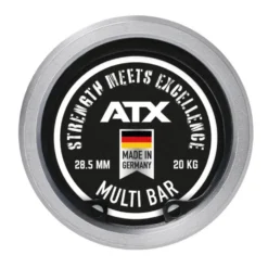 Barre olympique de weightlifting ATX de 220 cm avec capacité de charge 900 kg