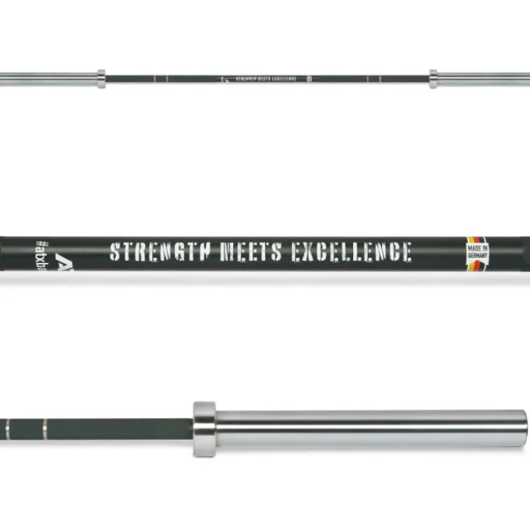 Barre olympique de weightlifting ATX de 220 cm avec capacité de charge 900 kg