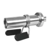 Barre olympique EZ curl 119 cm avec 2 colliers de serrage