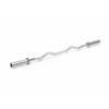 Barre olympique EZ Titanium Strength 120 cm avec poignées chromées - Max 120 kg
