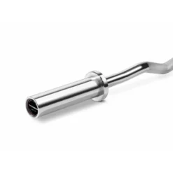Barre olympique EZ Titanium Strength 120 cm avec poignées chromées - Max 120 kg