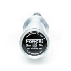 Barre olympique The Gunner Force USA - Barre droite de musculation 220 cm avec moletage IPF et IWF 680 kg maximum