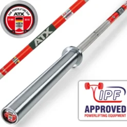 Barre Raw Powerlifting ATX avec capacité de charge de 1200 kg - Your Perfect Grip