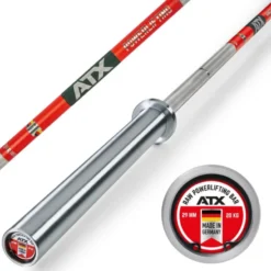Barre Raw Powerlifting ATX avec capacité de charge de 1200 kg - Your Perfect Grip