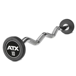 Barres d'haltères pré-chargées type SZ avec design ATX de 10 à 50 kg