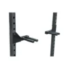 Barres à dips pour cage à squat et plateforme de musculation - Option amovible avec poignées double