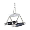 Barre serrée de rowing Titanium Strength en acier avec caoutchouc texturé pour le renforcement du haut du corps