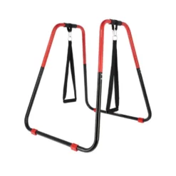 Barres parallèles avec sangles et poignée pour trainings de sport - 94 cm de hauteur