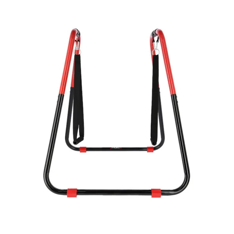 Barres parallèles avec sangles et poignée pour trainings de sport - 94 cm de hauteur