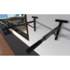 Barres parallèles de tractions et dips fixation murale pour entraînement à la maison - capacité de charge 210 kg