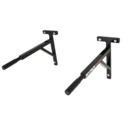 Barres parallèles de tractions et dips fixation murale pour entraînement à la maison - capacité de charge 210 kg