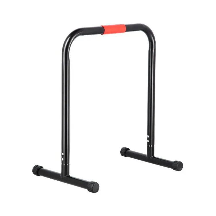 Barres parallèles en acier robuste pour dips et renforcement musculaire - 74 cm de hauteur