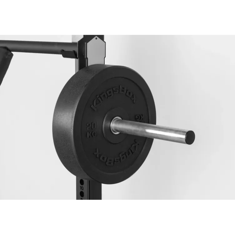 Barre à squat de musculation olympique idéale pour utiliser avec racks et rigs - Duchess Squat Bar