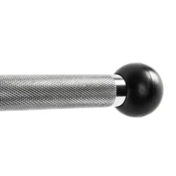 Barre à triceps 35 cm en forme de V avec embouts caoutchouc