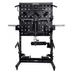 Base de rangement Force USA avec 20 ancres de fixation pour accessoires de musculation et poignées de tirage