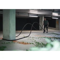 Battle rope 10 ou 15 mètres 3,8 cm de diamètre pour l'Hyrox et les entraînements physiques intensifs