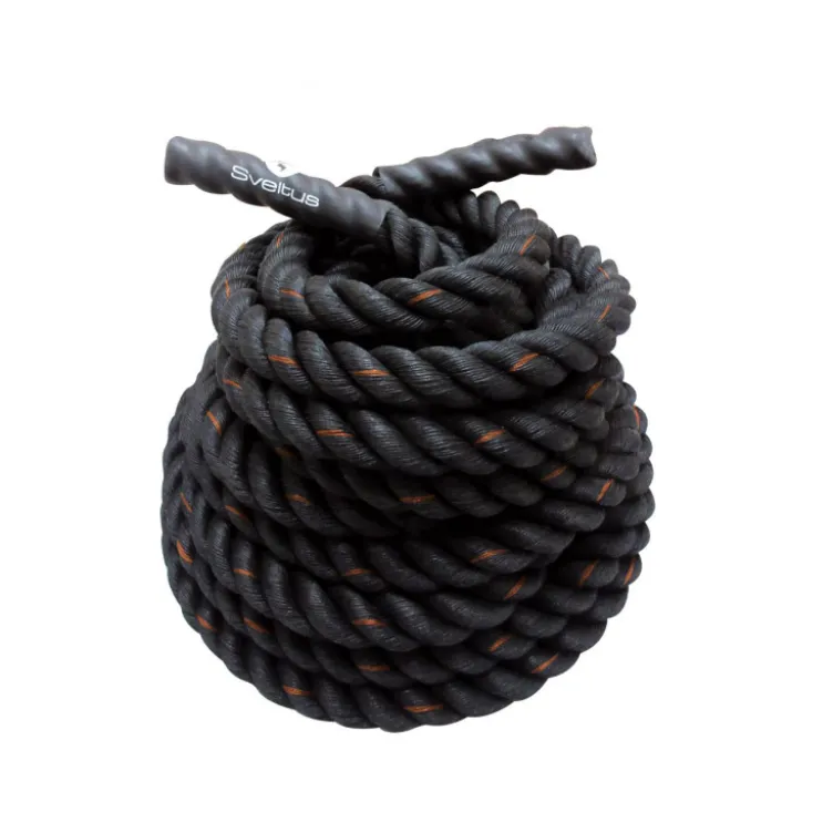 Battle rope 10 ou 15 mètres 3,8 cm de diamètre pour l'Hyrox et les entraînements physiques intensifs